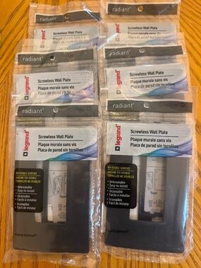 NWT Legrand Radiant Screwless Wall Plate